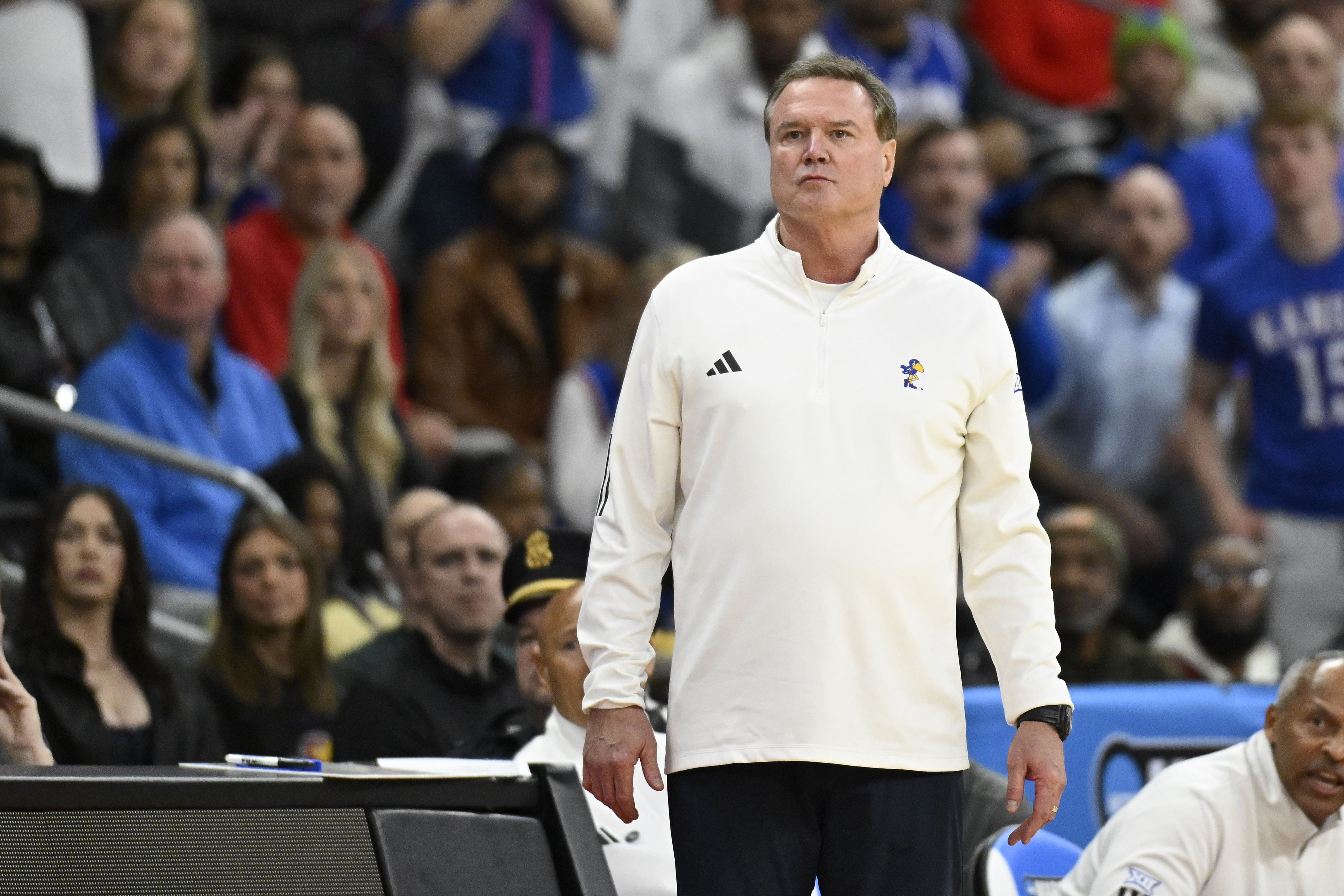 NCAA Basketball: NCAA Tournament First Round-Arkansas at Kansas - Source: Imagn